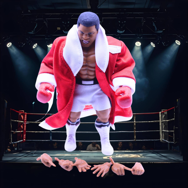 WWE Superstars Muhammad Ali – Retro Actionfigur Box-Legende (lose) | Mattel 2024